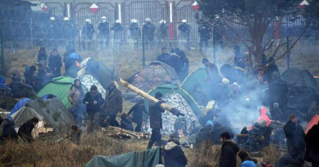 Около 230 нелегалов прорвалось в Польшу