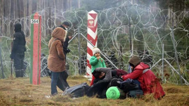 Как беженцы попадают на белорусско-польскую границу