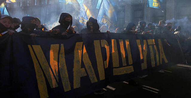 Национальная идеология на Украине тесно связана с реабилитацией нацистов начала прошлого века