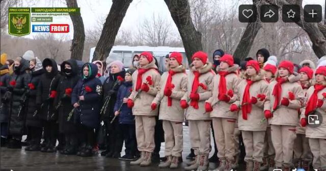 Юнармейцы приняли участие в митинге посвященному гибели участников организации