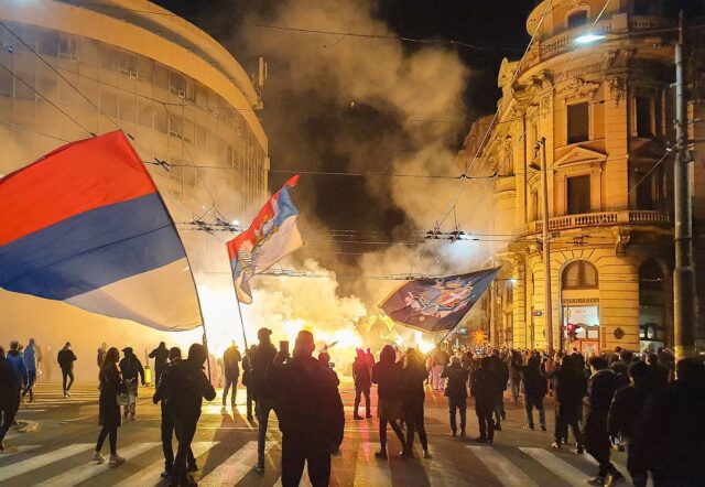 В Сербии прошел митинг в поддержку России и Донбасса