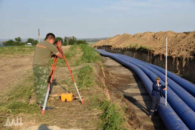 Названы сроки окончания строительства нового водовода к каналу Северский Донец — Донбасс