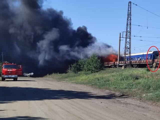 На станции Чаплино накрыт украинский военный эшелон