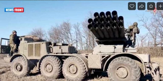 Расчеты РСЗО «Ураган» ЦВО наносят удары по позициям ВСУ