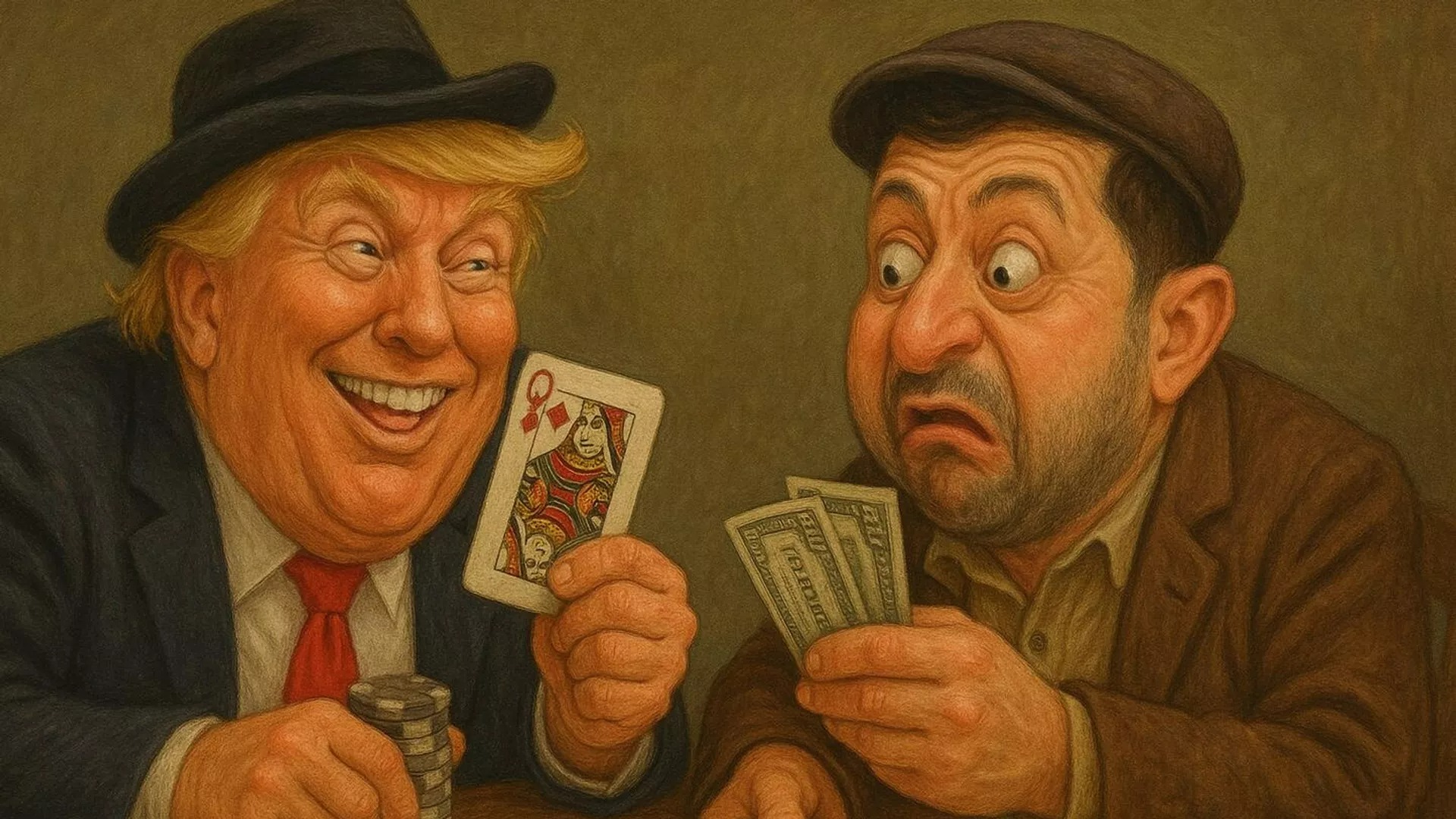 Пустышка Трамп.. Сейчас он работает над тем, чтобы придумать глупость, которую нормальный человек и представить-то не может…