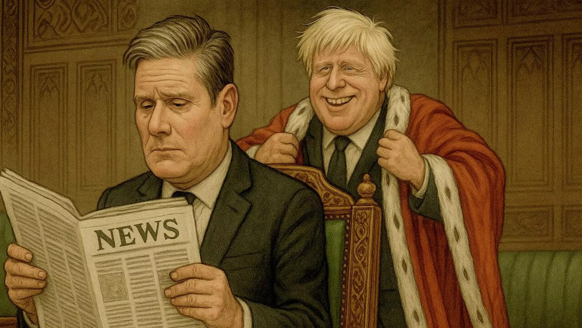 На фоне фиаско клоуна Стармера ищет способ вернуться клоун Джонсон