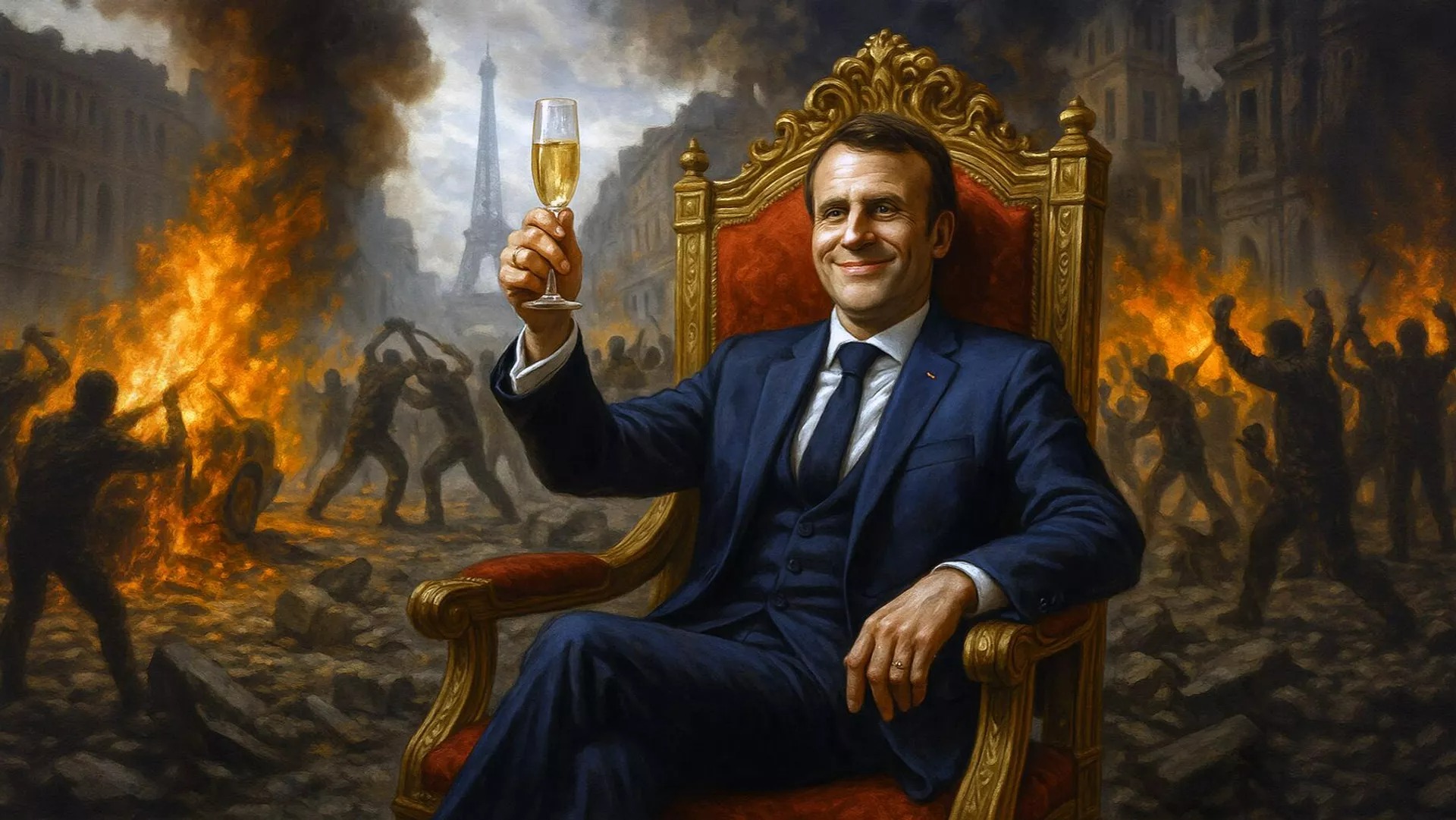 Макрон выполнил миссию по уничтожению Франции
