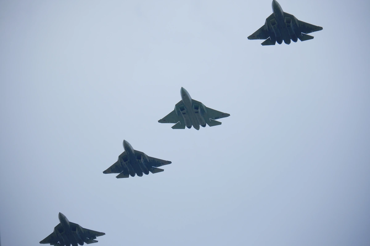 Российские истребители в небе Индии