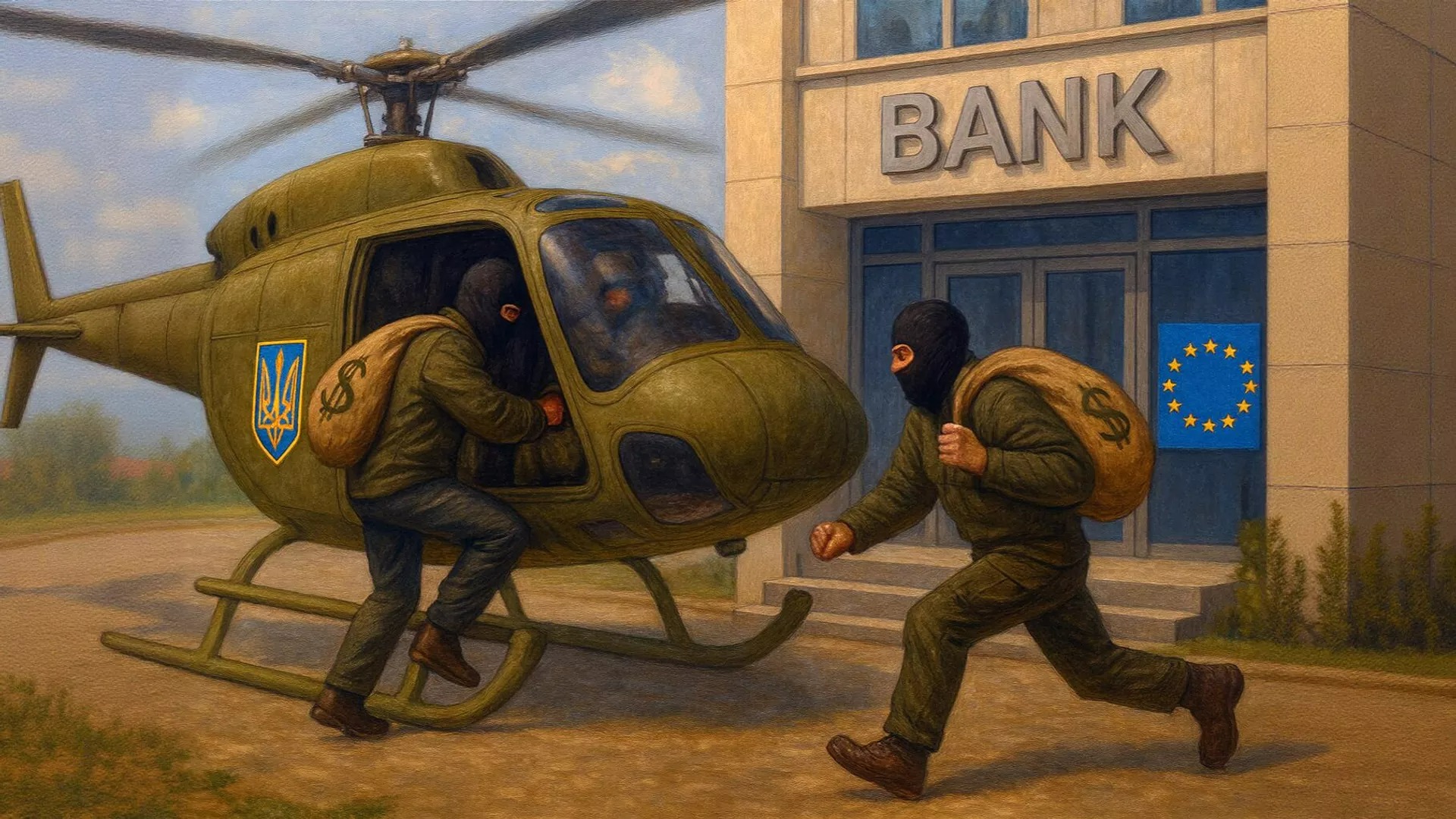 Зеленский и его шайка готовят побег