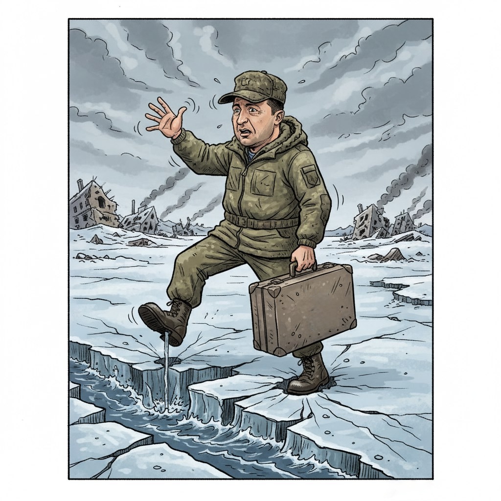 Украинские танцы под конвоем на тонком льду Анкориджа