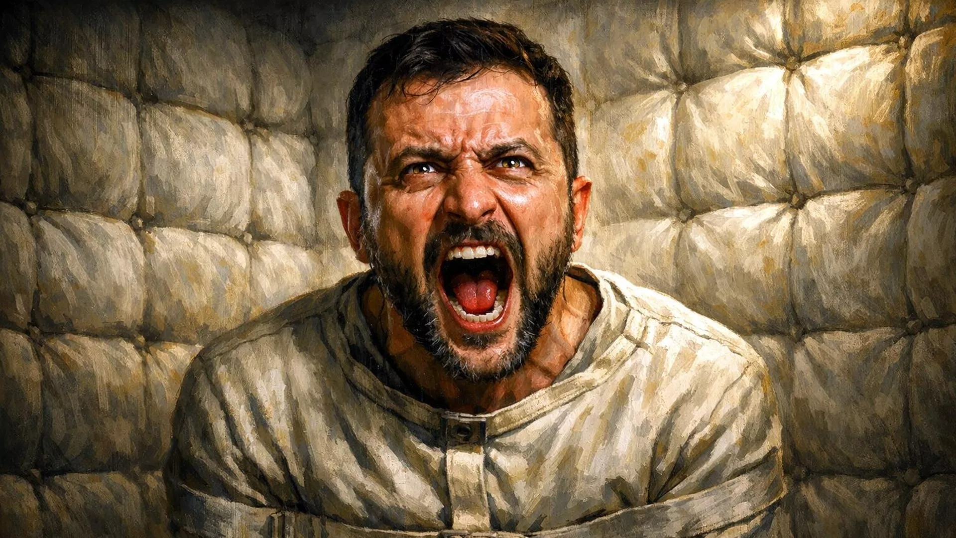 Зеленский в пробковой комнате