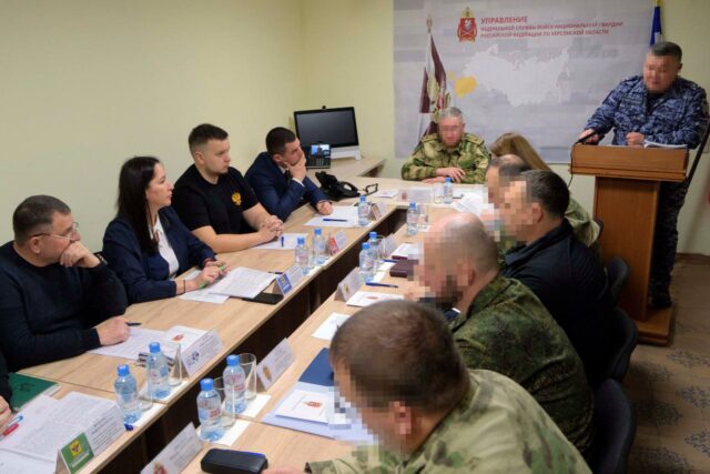 В Херсонской области прошло совещание оперативного штаба при Управлении Росгвардии