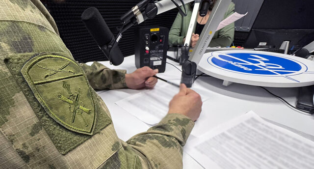 Росгвардия посетила эфир «За! Радио» в Запорожской области