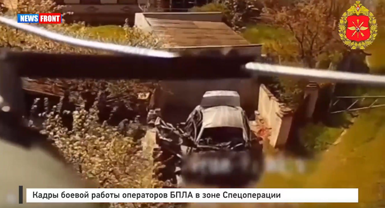 Кадры боевой работы операторов БПЛА в зоне Спецоперации