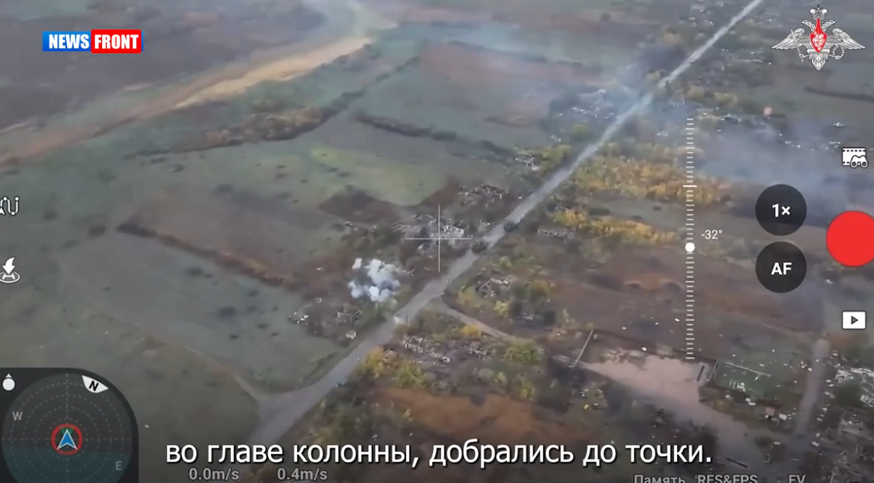 Боевая работа танкового экипажа Т‑72 морской пехоты в зоне СВО