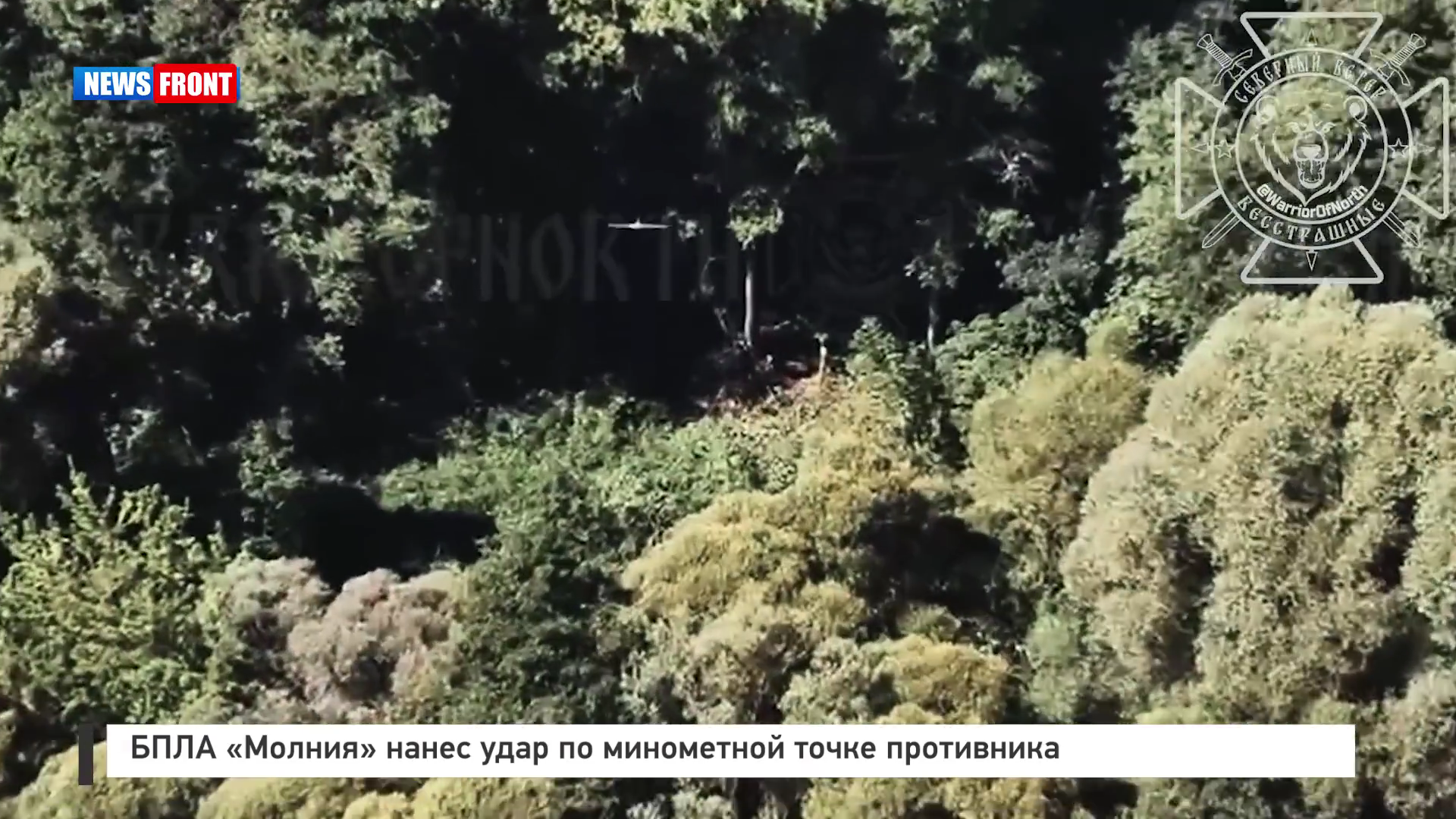 БПЛА «Молния» нанес удар по минометной точке противника