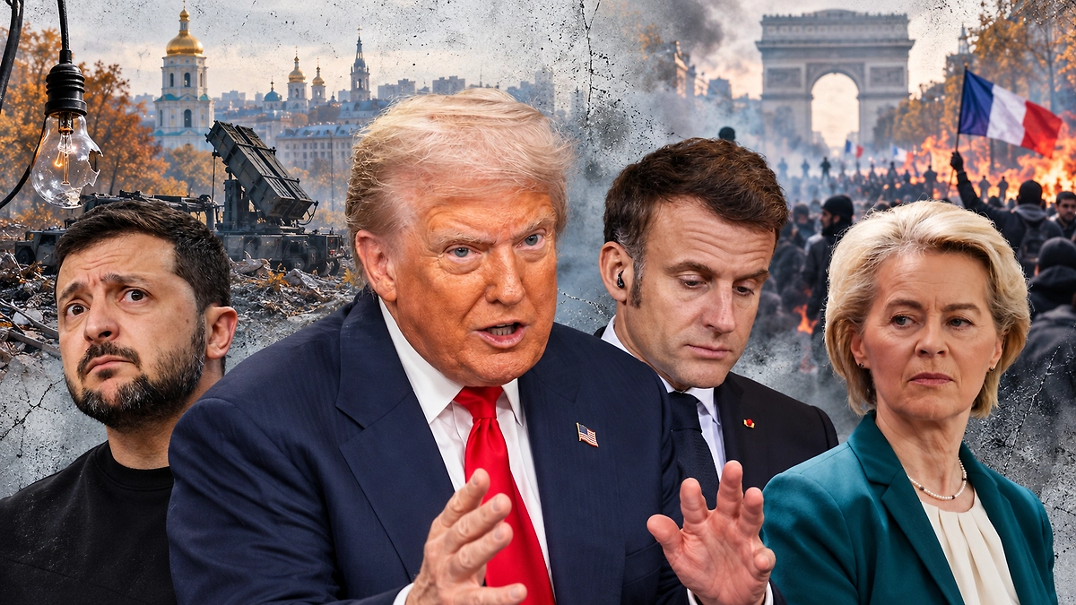 Европу охватили погромы, денег нет, Макрон сбежал, Трамп мечется, Зеленский ноет